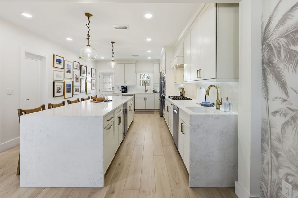 Cook, chop, stir, repeat! Our fully equipped kitchen is ready for everything from gourmet creations to midnight snack experiments—chef hat optional, fun required.
