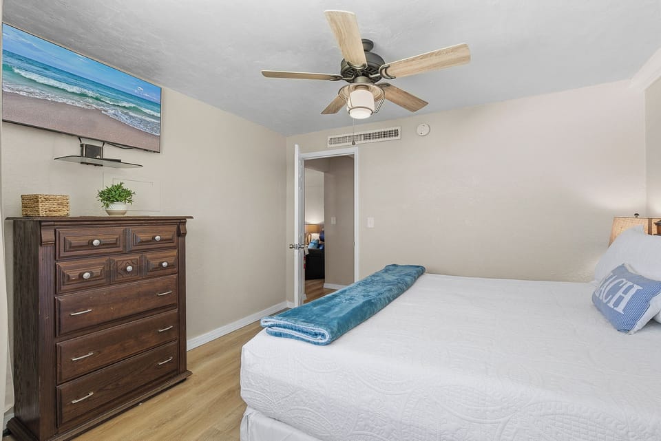King Bedroom + TV