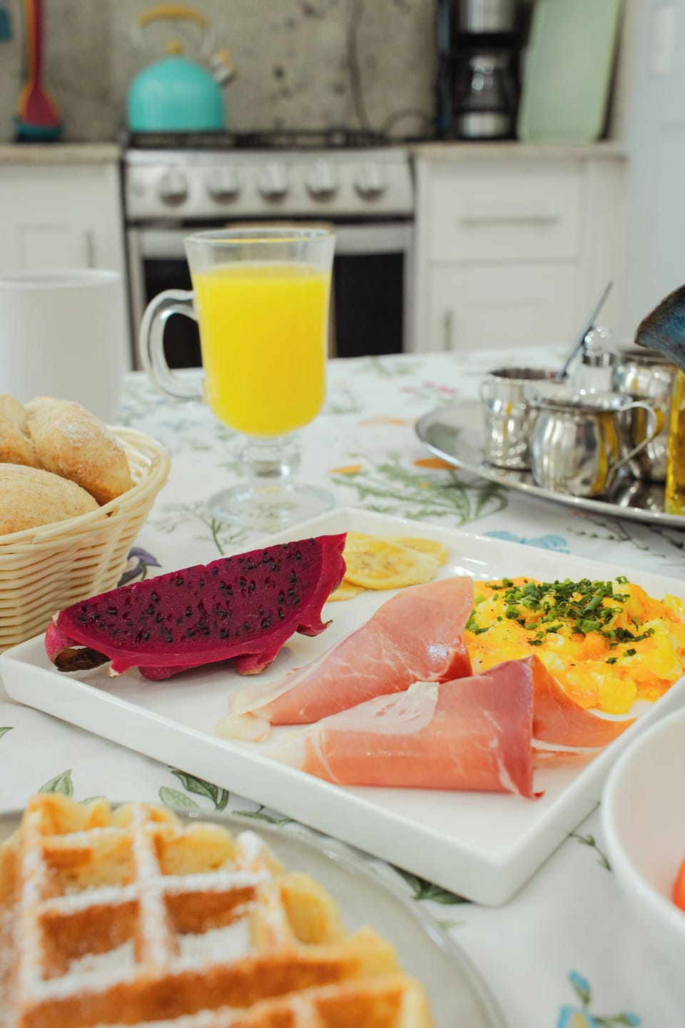 Enjoy yr breakfast with our homemade baked rolls. upon request.