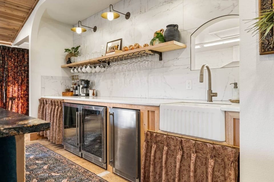 Ice Maker and Large Drink Fridge