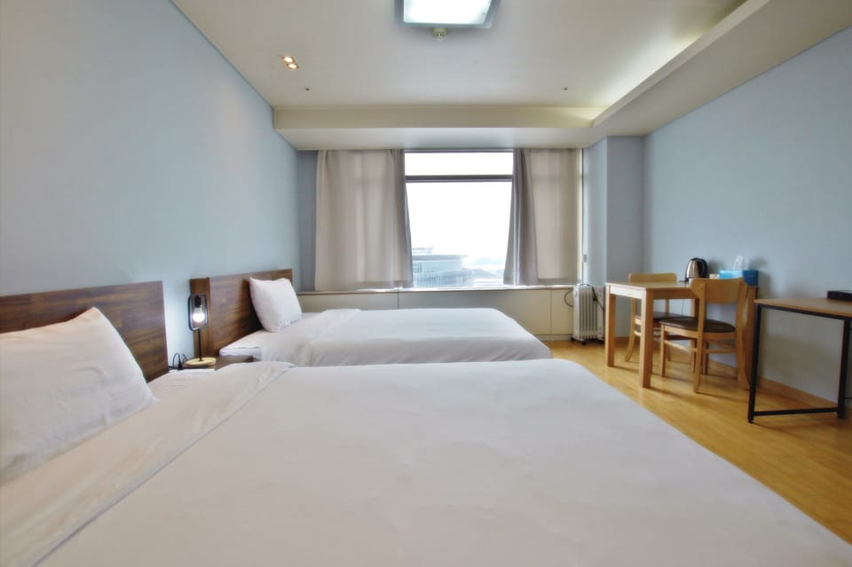 Standard Twin Room, 2 Queen Beds | Premium bedding, pillowtop beds, desk, blackout drapes
