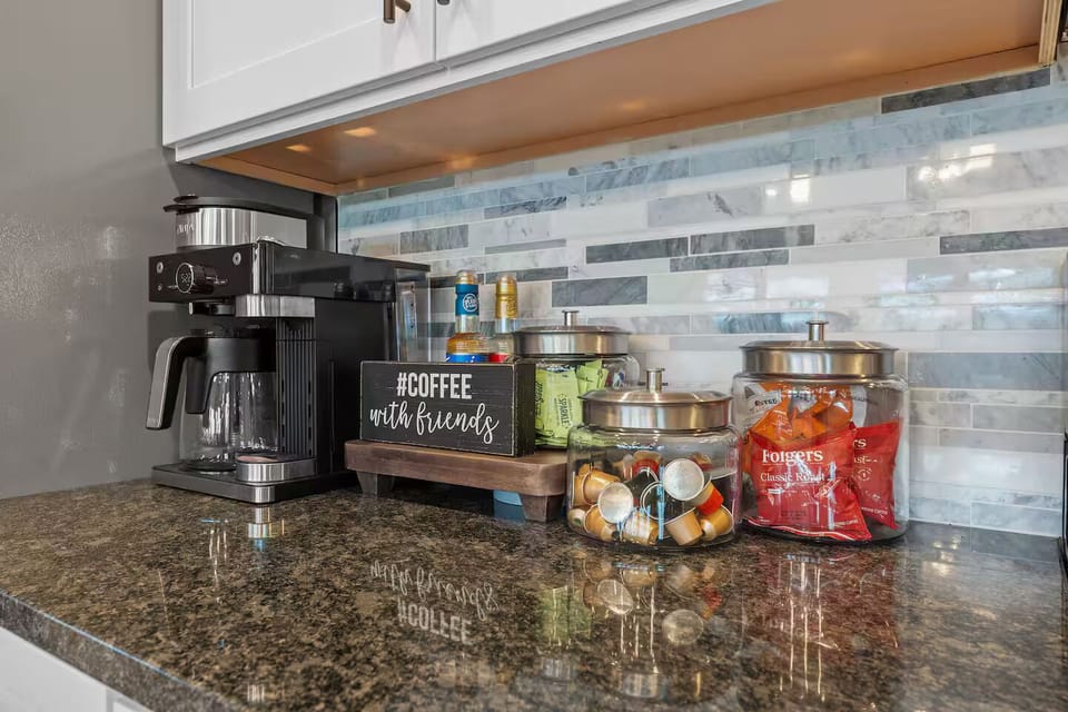 luxury Coffee bar: Craft your perfect cup with a Ninja coffee bar.