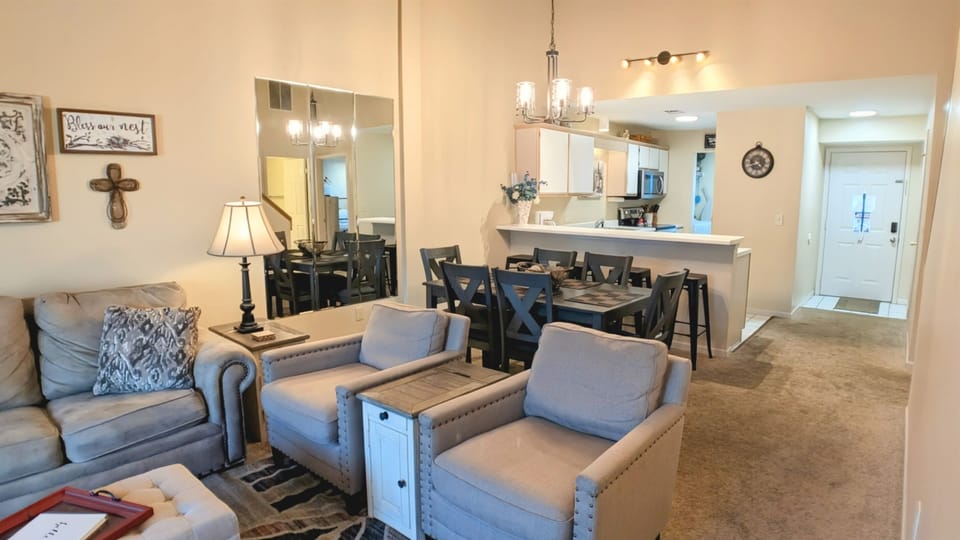 Living and dining area