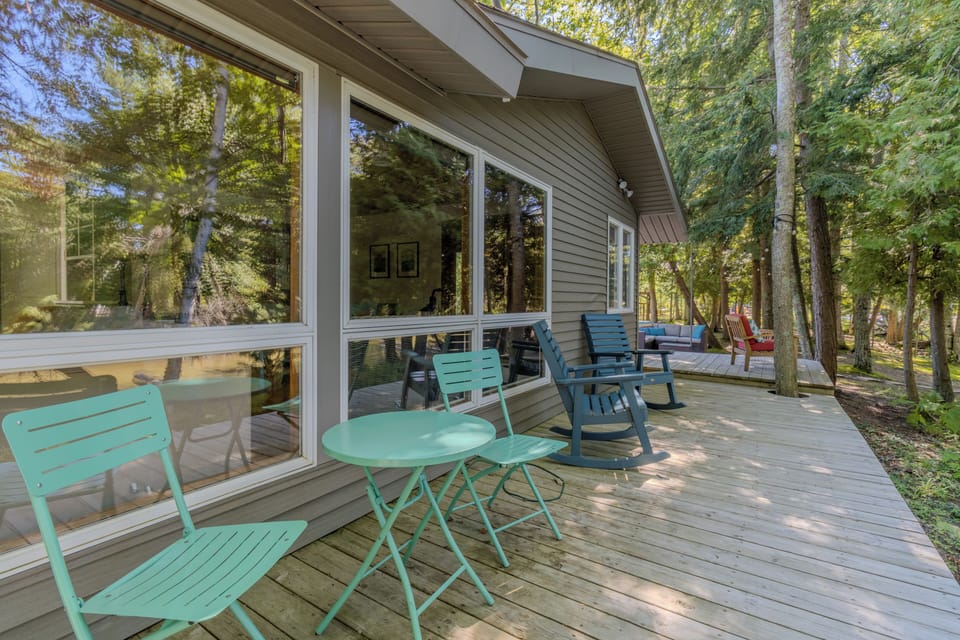 Back Deck - Deck wraps around the home and overlooks Crystal River
