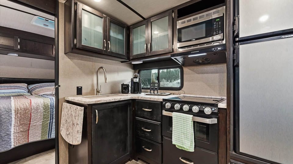 30' Camper Kitchen View