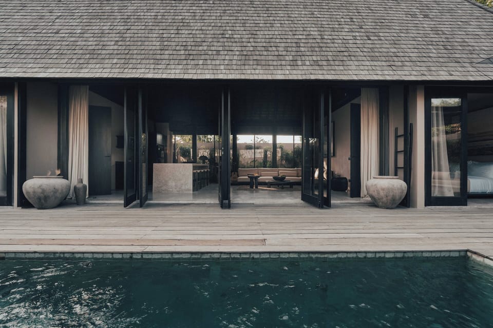 Family Villa, Pool View | Living area