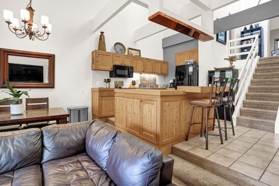 Living Area and Kitchen