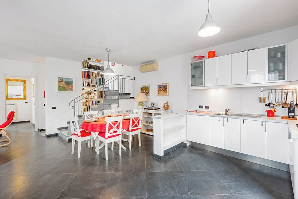 Kitchen and dining area