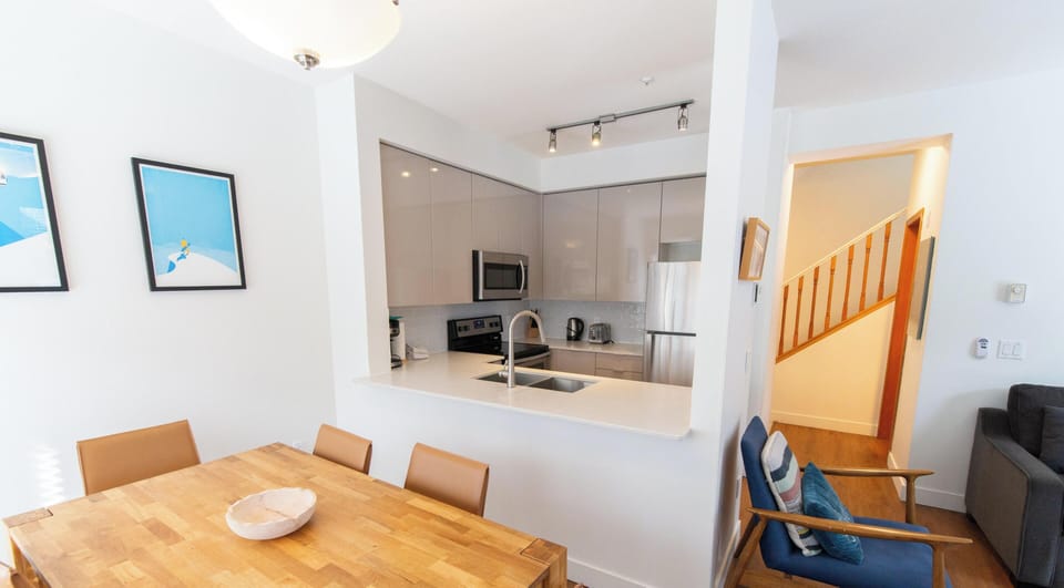 Open concept kitchen