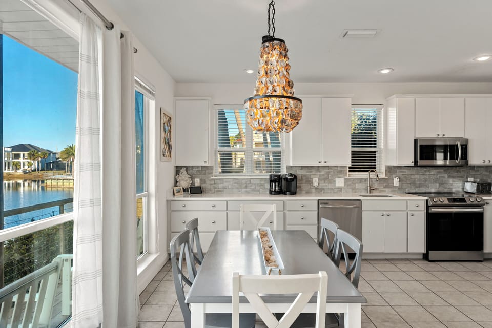 First-floor dining area.