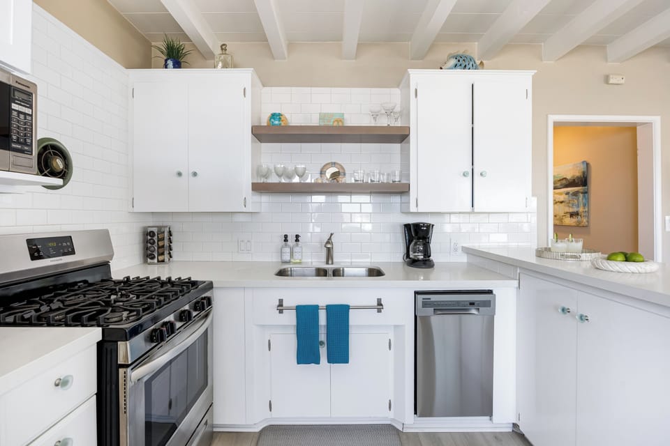 Cook with ease in this spacious, functional kitchen.