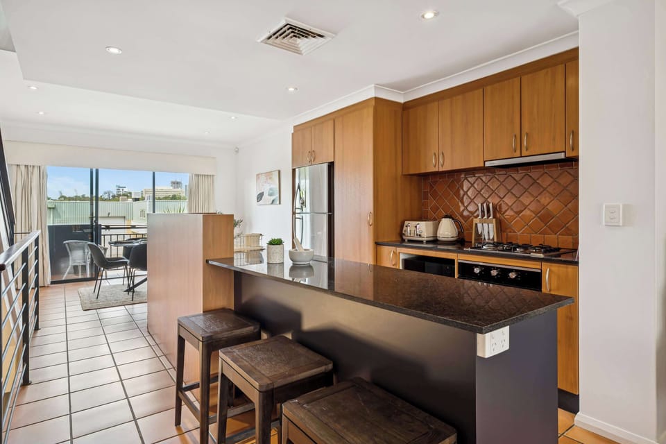 A fully equipped modern kitchen, perfect for preparing meals during your stay.