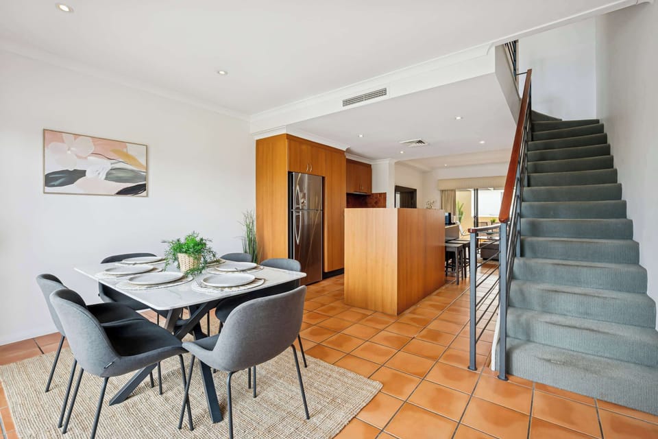 Dine in style in this modern, well-lit area designed for memorable meals.