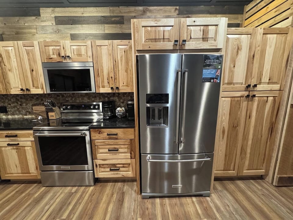 Fully stocked kitchen