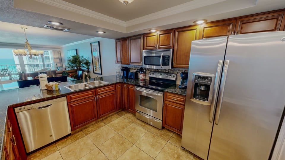 Condo, 2 Bedrooms | Private kitchen | Coffee/tea maker, fridge, oven, toaster
