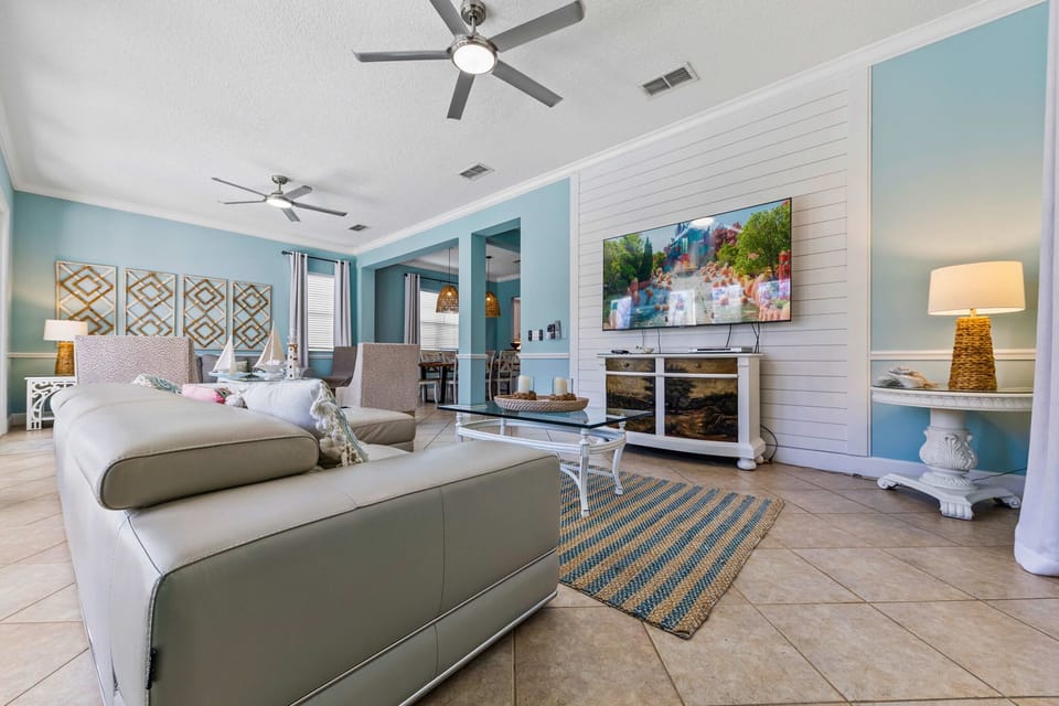 “Bright and welcoming living space offering plenty of room to unwind after a full day of fun.”