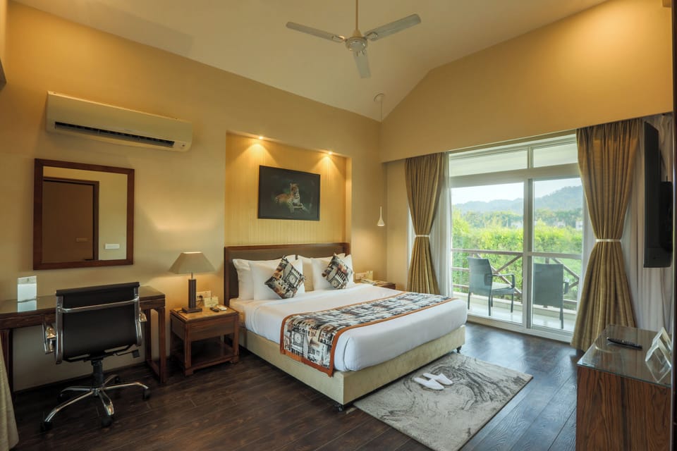 Premium Cottage with Bathtub | Balcony view