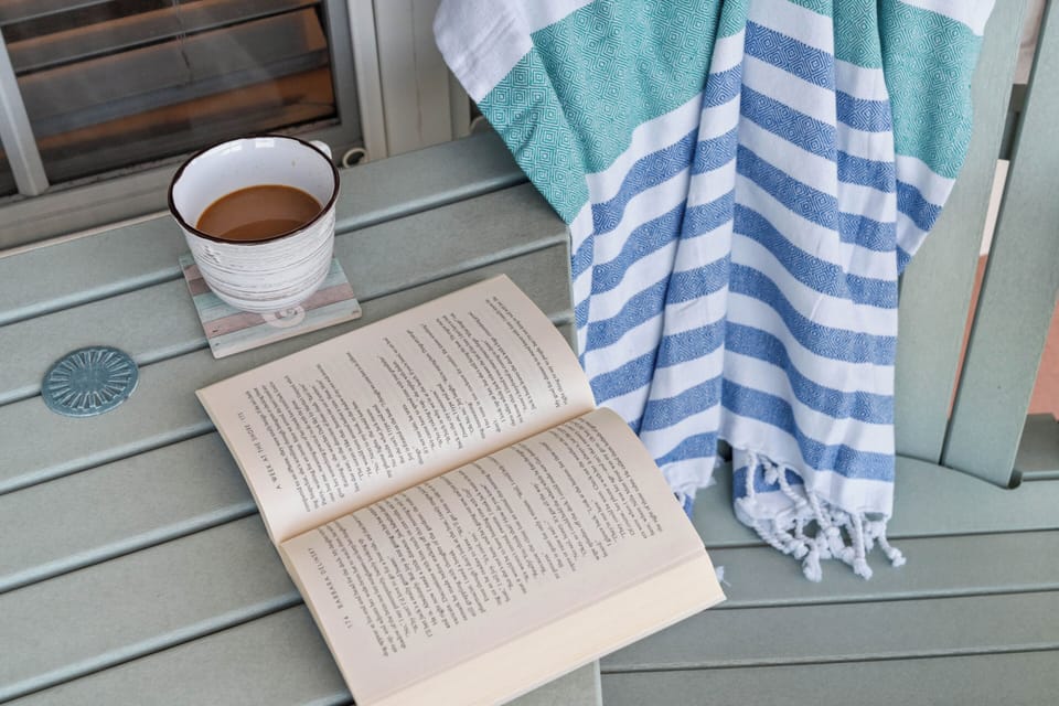 Relax outside and enjoy the sounds of nature. 