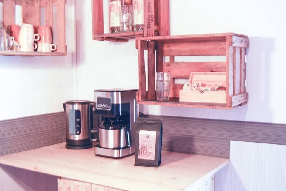 Kaffee- und Teestation für die Gäste unserer Suiten