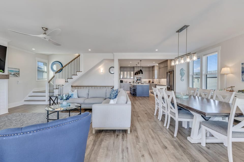 Your spacious open-concept retreat seamlessly blends comfort and style with coastal touches throughout every corner.