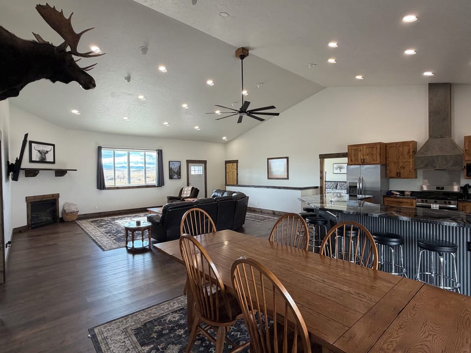 spacious great room