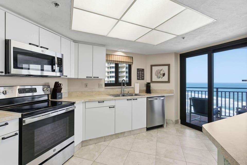Kitchen with Balcony Access