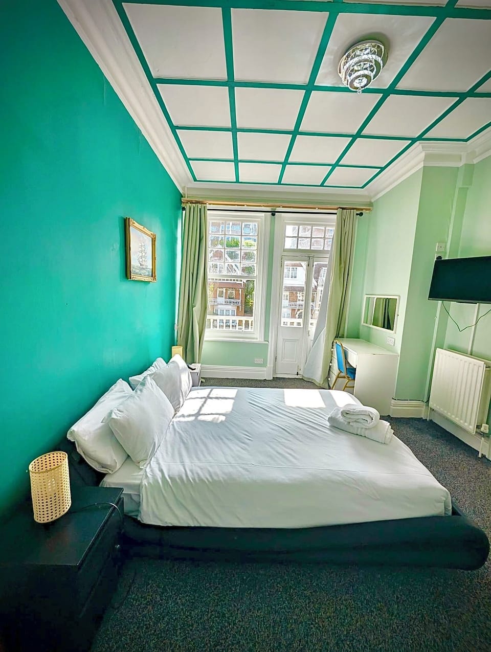 Deluxe Double Room, Balcony, Beachside | Premium bedding, memory foam beds, desk, laptop workspace