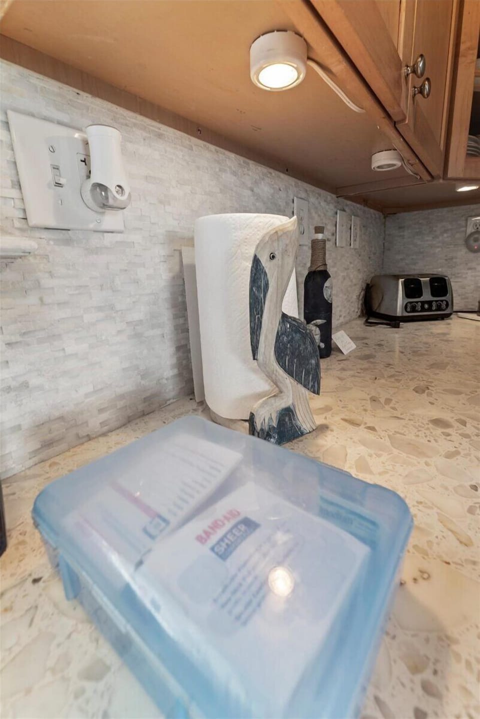 Convenient bathroom amenities including hair dryer and fresh towels for a comfortable stay.