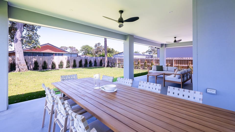 Alfresco dining area 