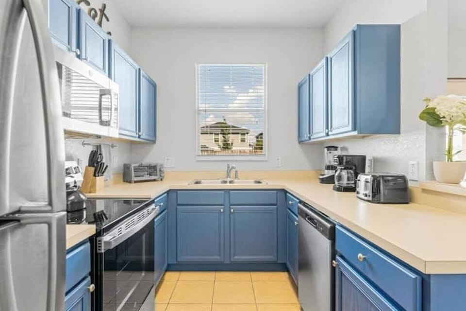 Functional area for meal preparation.