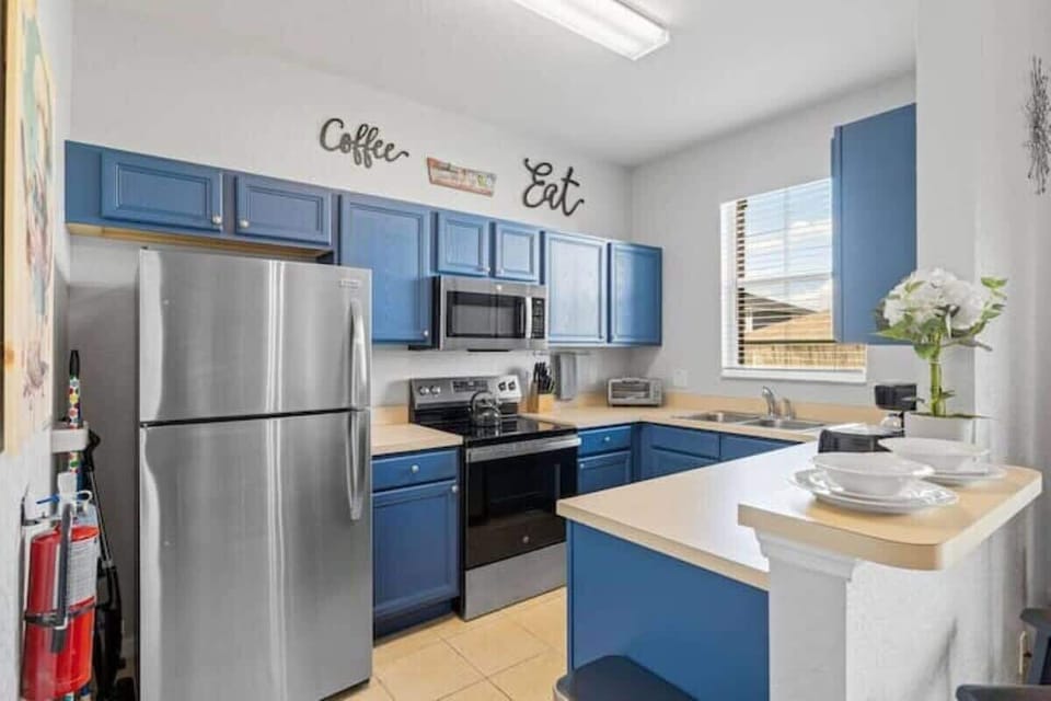 Functional area for meal preparation.