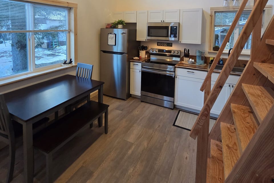 Kitchen and dining area