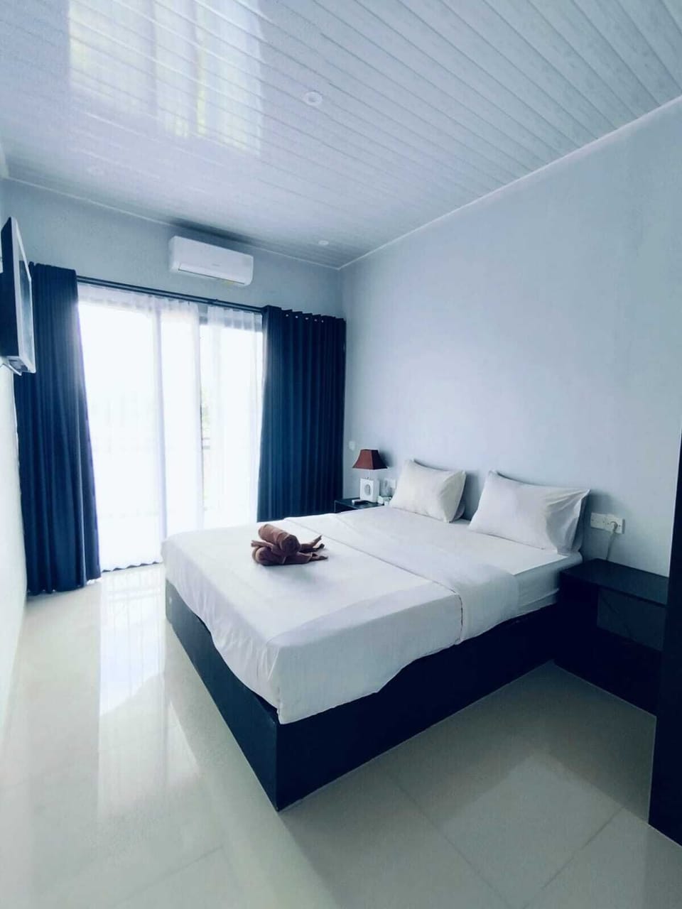 Deluxe Double Room, Pool View | Desk, laptop workspace, iron/ironing board, free WiFi