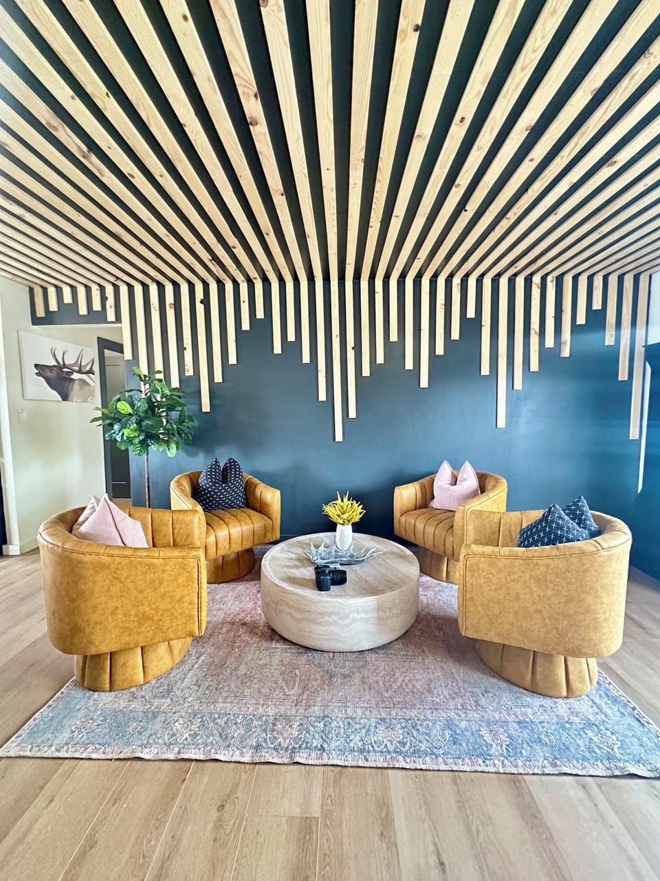 Stylish spot for wine, stories, and laughter!