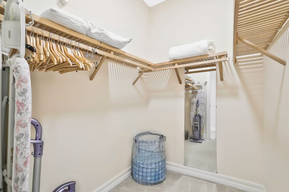 Primary room closet