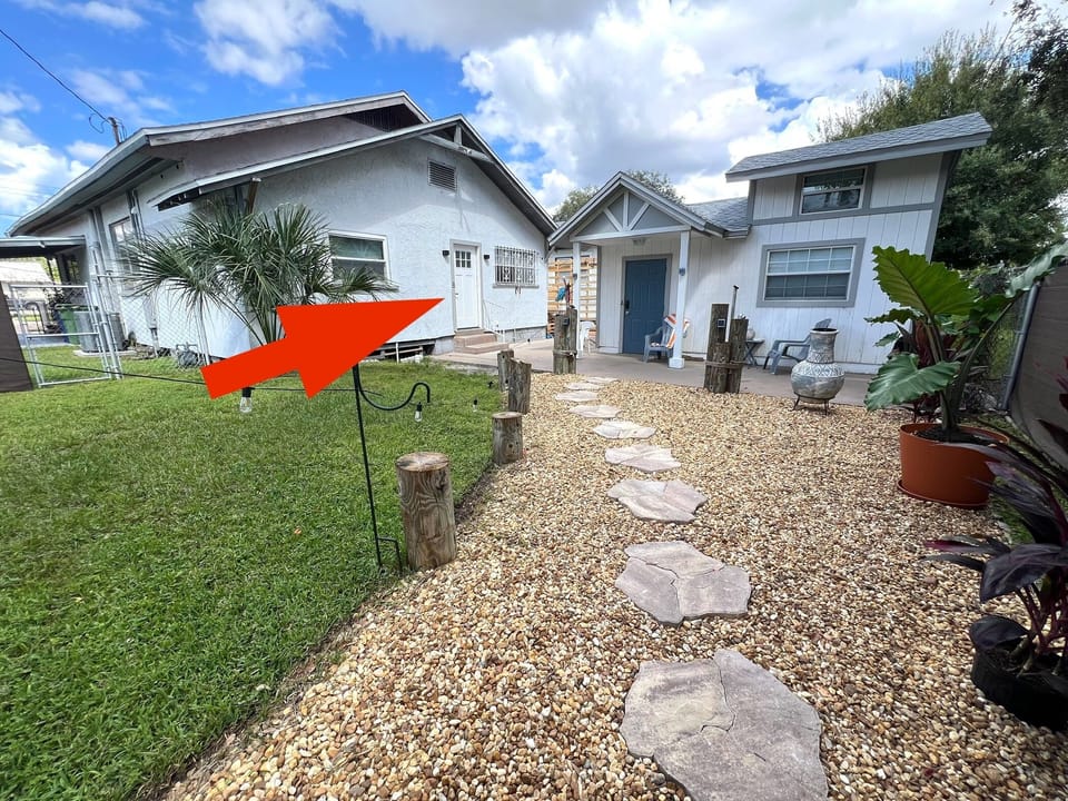 Step thru a Beachy walkway to arrive at your unit. 