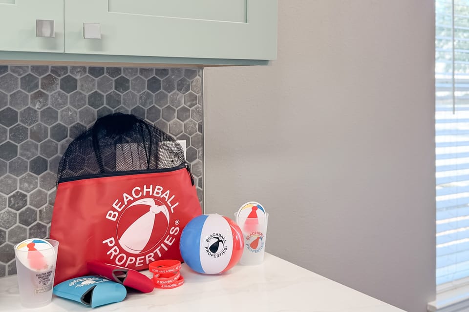 Beachball swag bag!