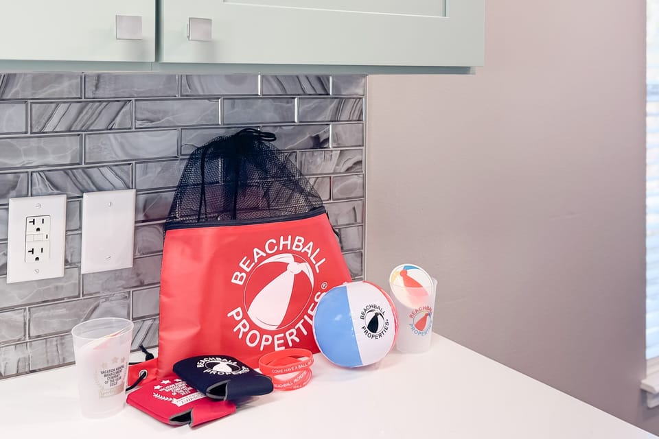 Beachball swag bag!