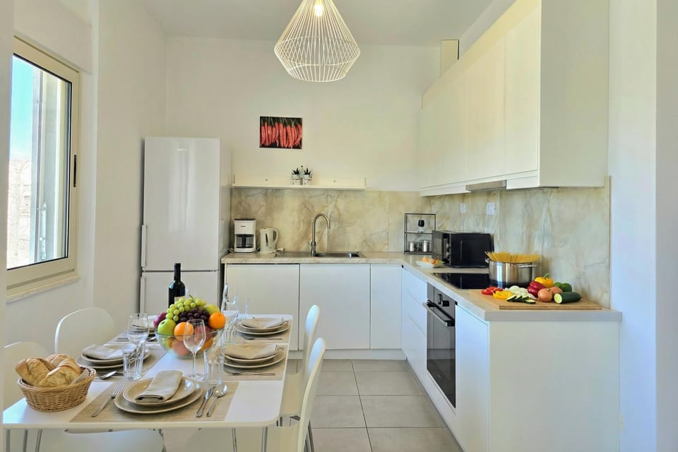 Kitchen and dining area