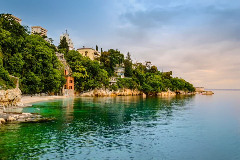 Glavanovo beach in Rijeka