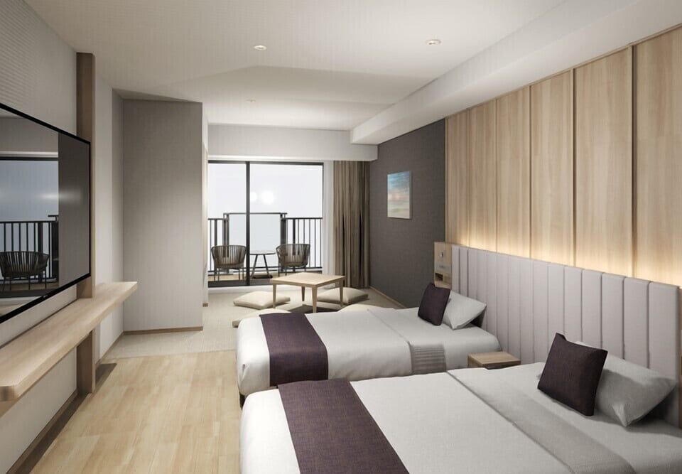 Japanese Modern Room - Up to 4 guests - Non-Smoking | Desk, free WiFi, bed sheets