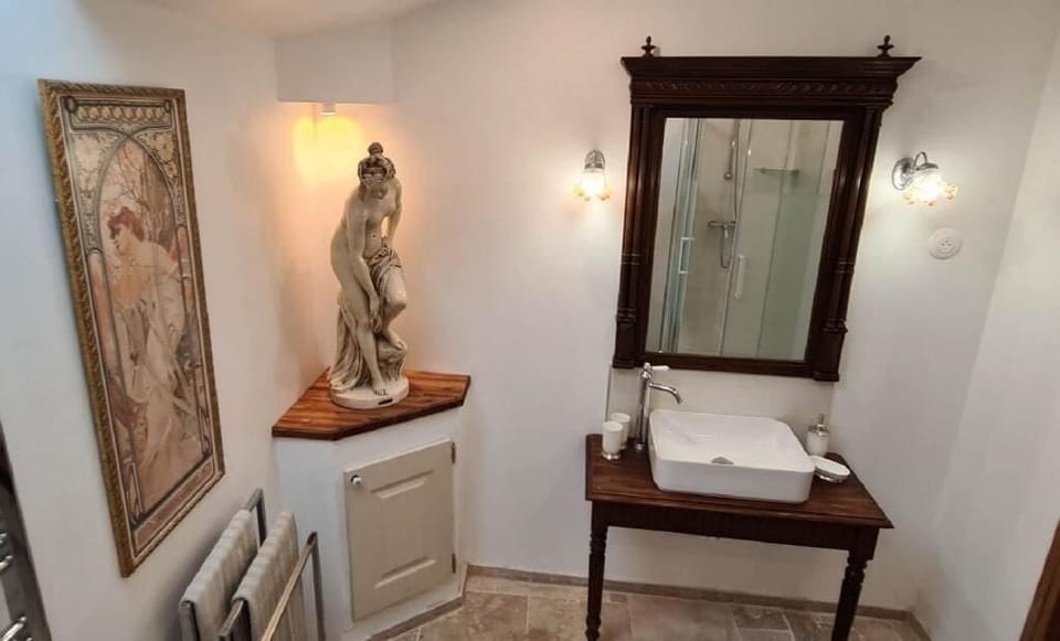 Luxury Suite, Private Bathroom | Bathroom | Shower, hair dryer, bathrobes, slippers