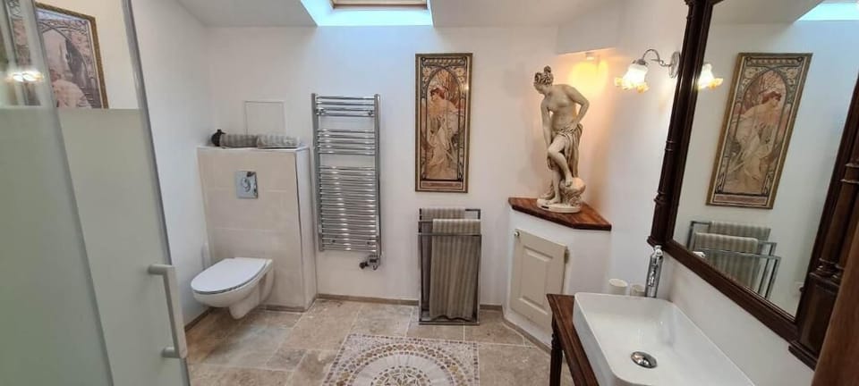 Luxury Suite, Private Bathroom | Bathroom | Shower, hair dryer, bathrobes, slippers
