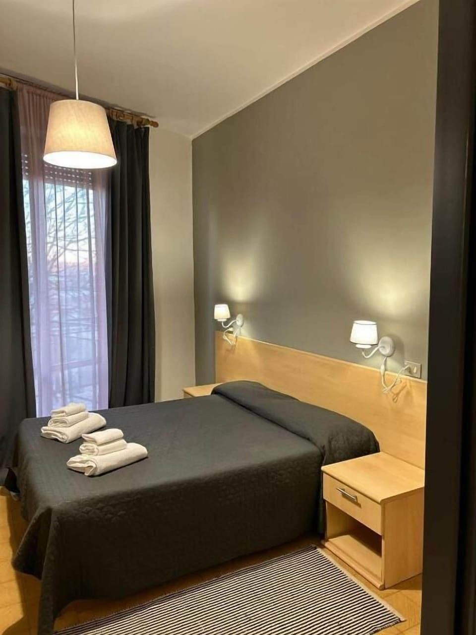 Double Room, Balcony, City View | In-room safe, desk, laptop workspace, blackout drapes