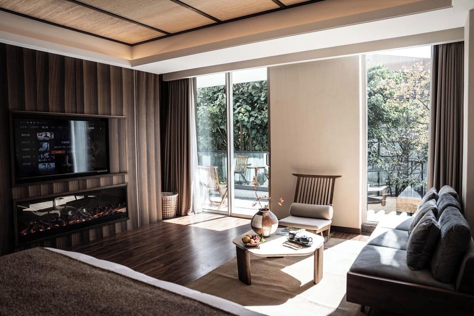 Luxury Suite, Patio | Blackout drapes, soundproofing, iron/ironing board (on request)