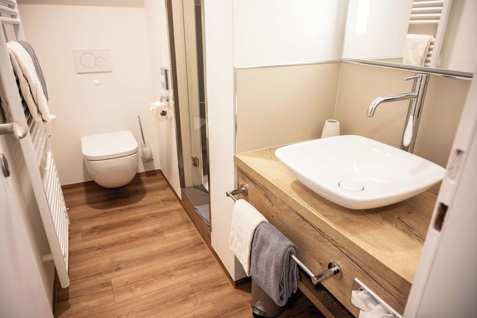 Economy Room | Bathroom | Hair dryer, towels