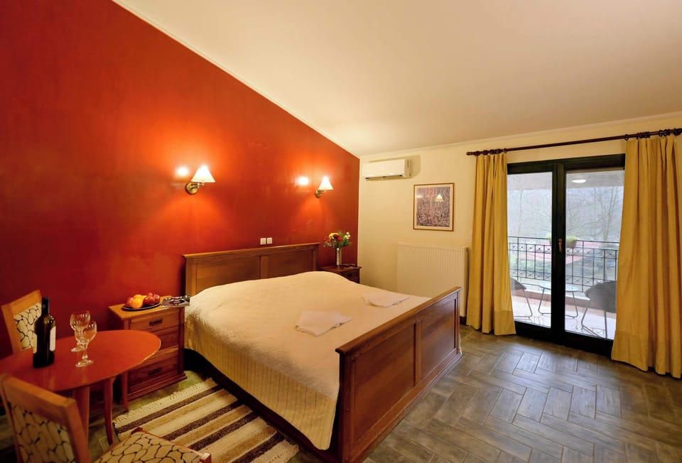 Warm and Comfortable Double Bedroom with Wooden Floors
