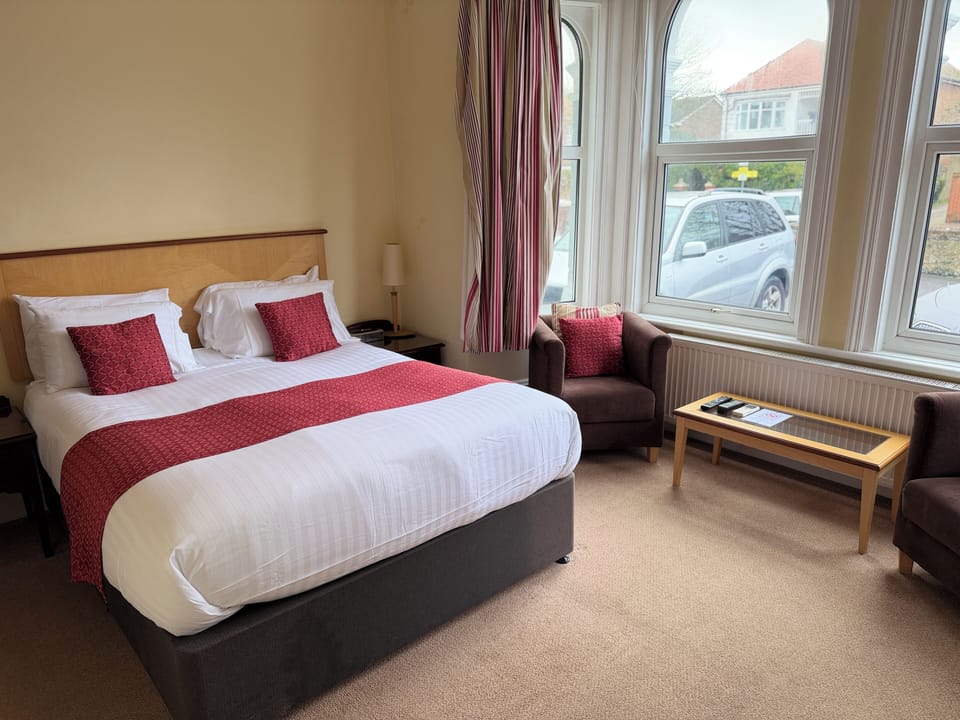 In-room safe, desk, laptop workspace, iron/ironing board