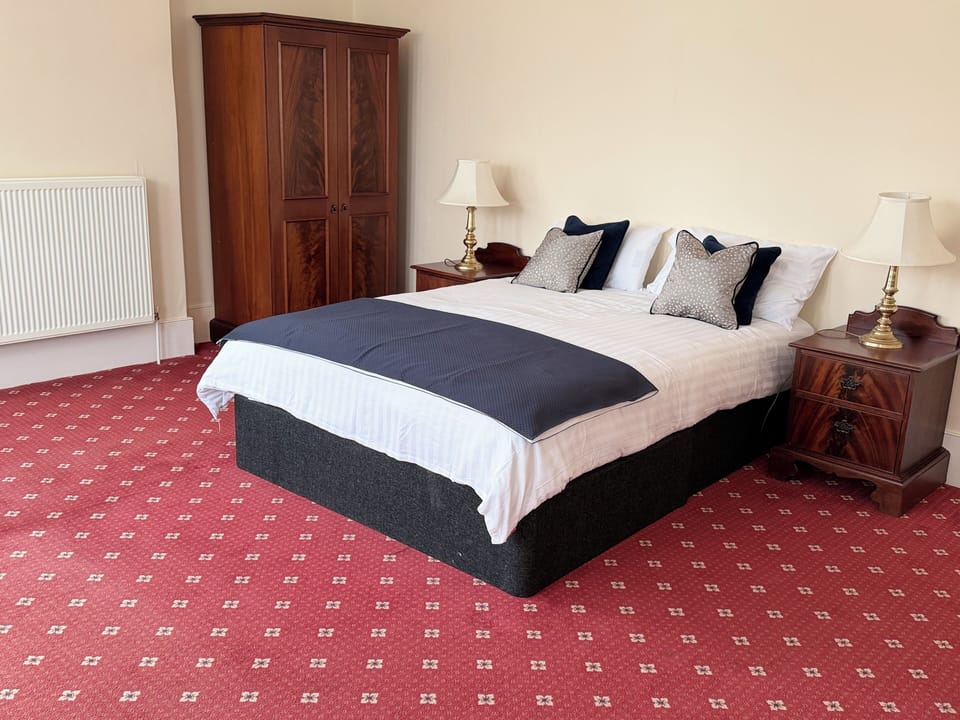 In-room safe, desk, laptop workspace, iron/ironing board