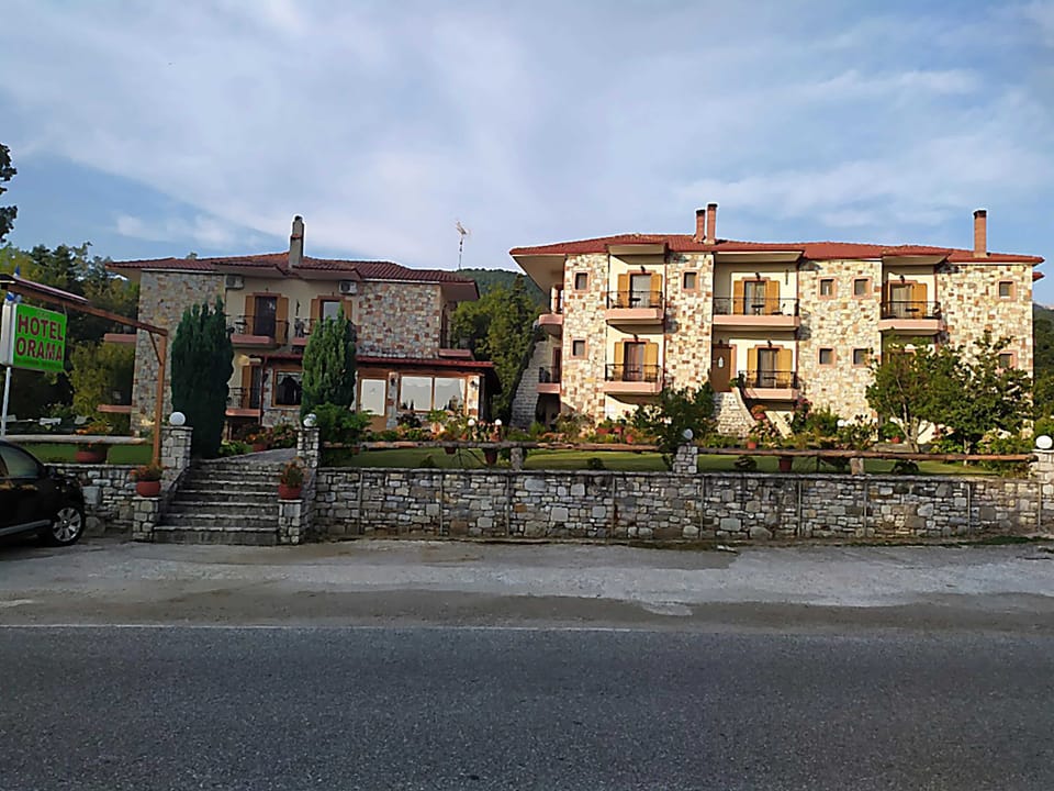 Traditional architecture blending with the natural landscape.